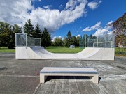 Mobilná betónová skateboardová u rampa v Opolanoch